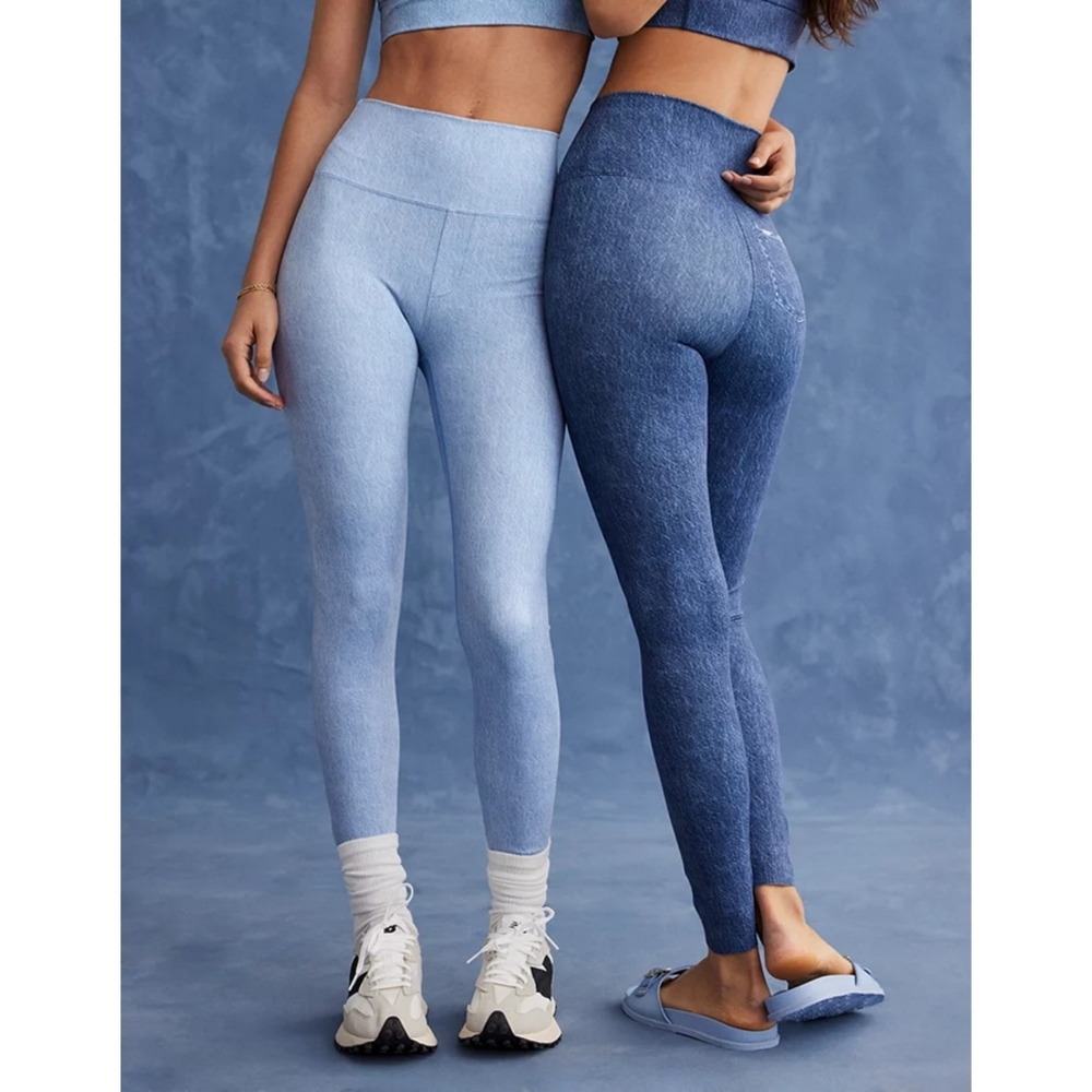 Aerie Match made in denim leggings